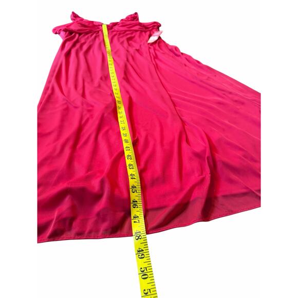 NWT Olivia Matthews Red Gown with Floral Embellishment - 2X - Picture 7 of 12